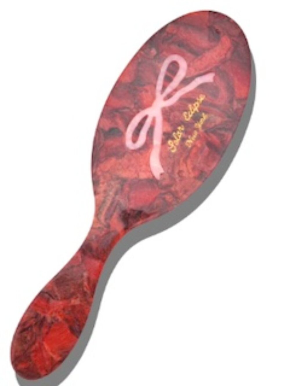 Solar Eclipse Handpainted Acetate Hair Brush NIB